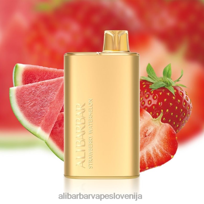Alibarbar Vape - Alibarbar Rich 8000 vape za enkratno uporabo 68N0013 jagodna lubenica