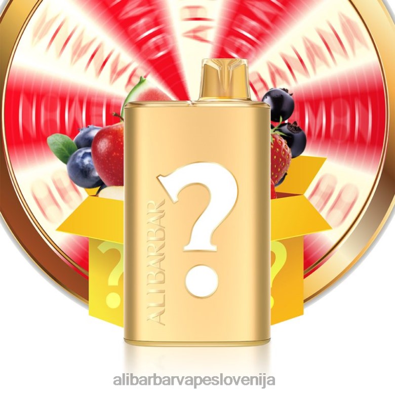 Alibarbar Vape Slovenija - Alibarbar Rich 8000 vape za enkratno uporabo 68N001 okusna ruleta