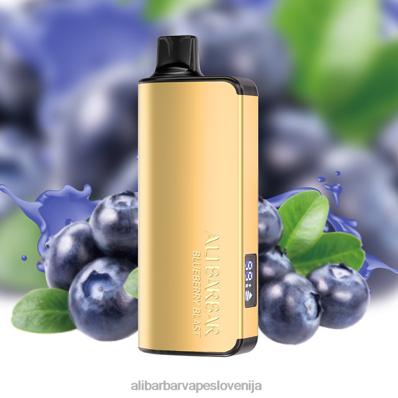 Alibarbar Vape - Alibarbar Ingot 9000 vape za enkratno uporabo 68N0021 kivi ananas