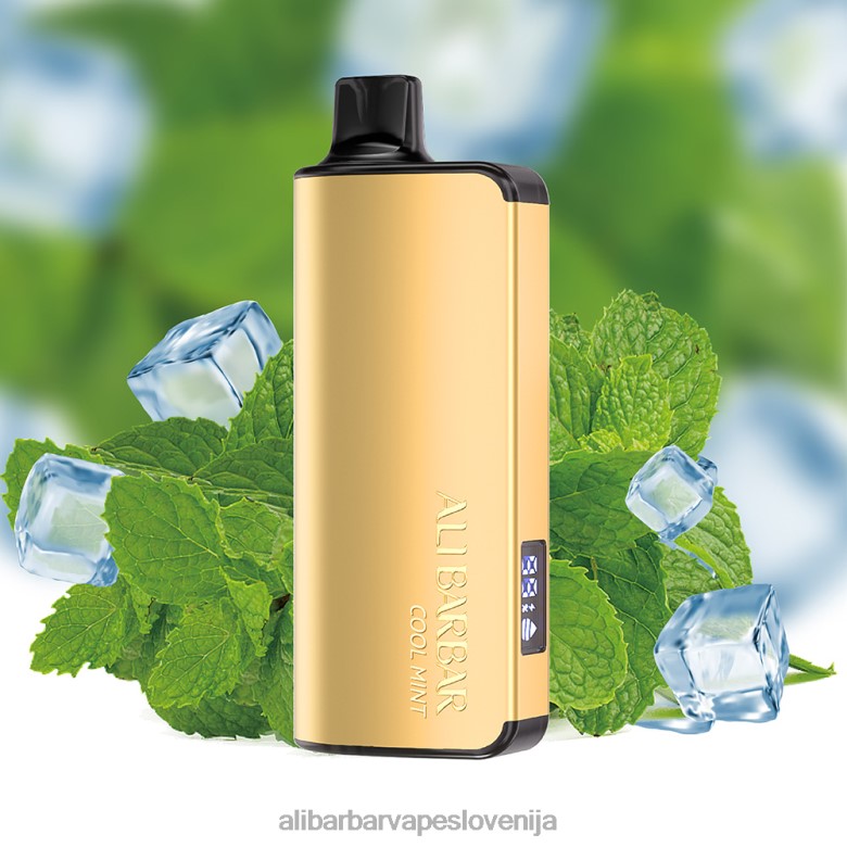 Alibarbar Vape Ljubljana - Alibarbar Ingot 9000 vape za enkratno uporabo 68N0018 hladna meta