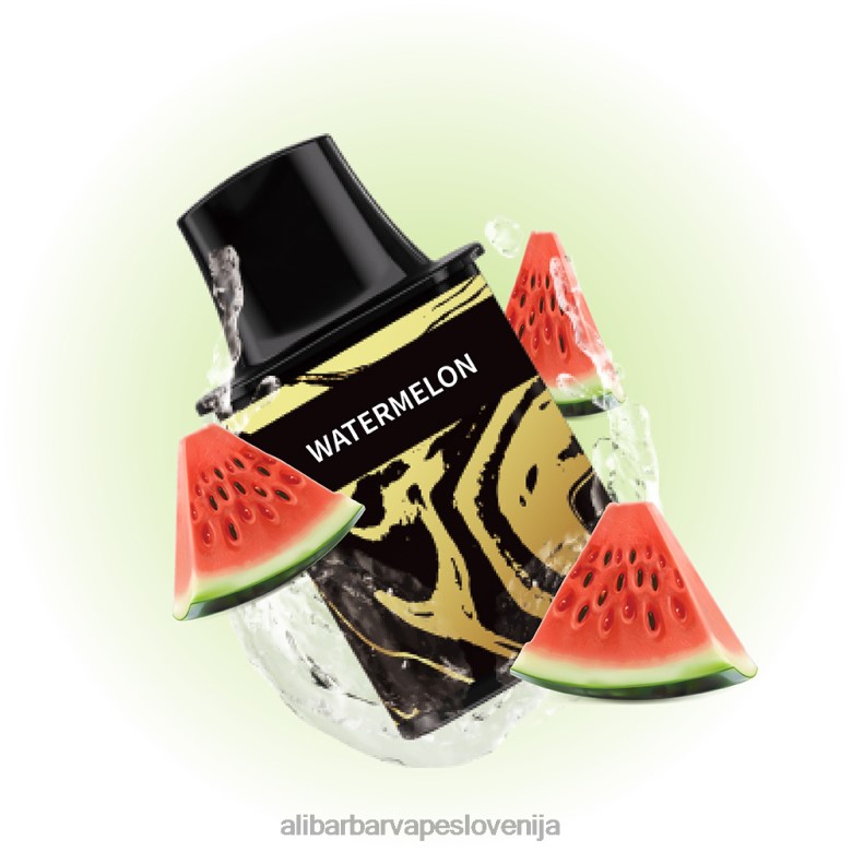 Alibarbar Vape Review - Alibarbar Flare vape za ponovno polnjenje 68N0079 dvojno jabolko