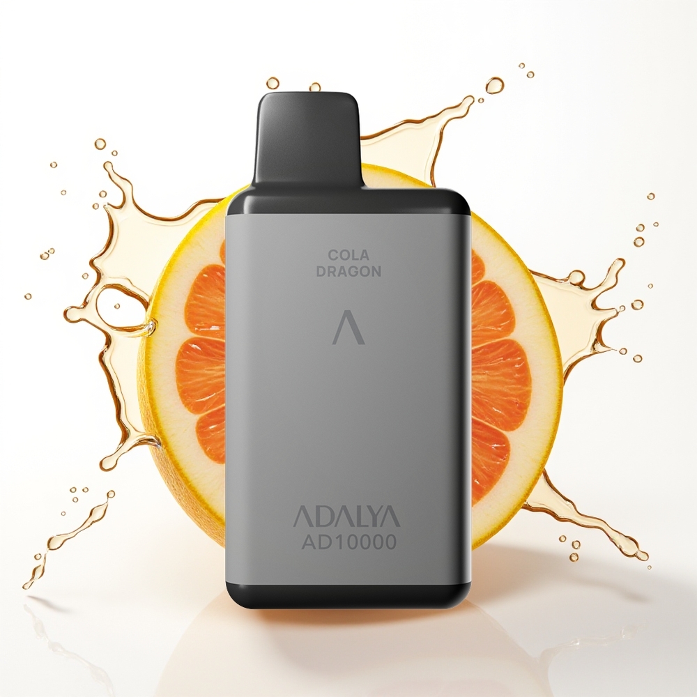 Adalya AD 10000 Puf Prostor siva Mentolna točka 14 ml