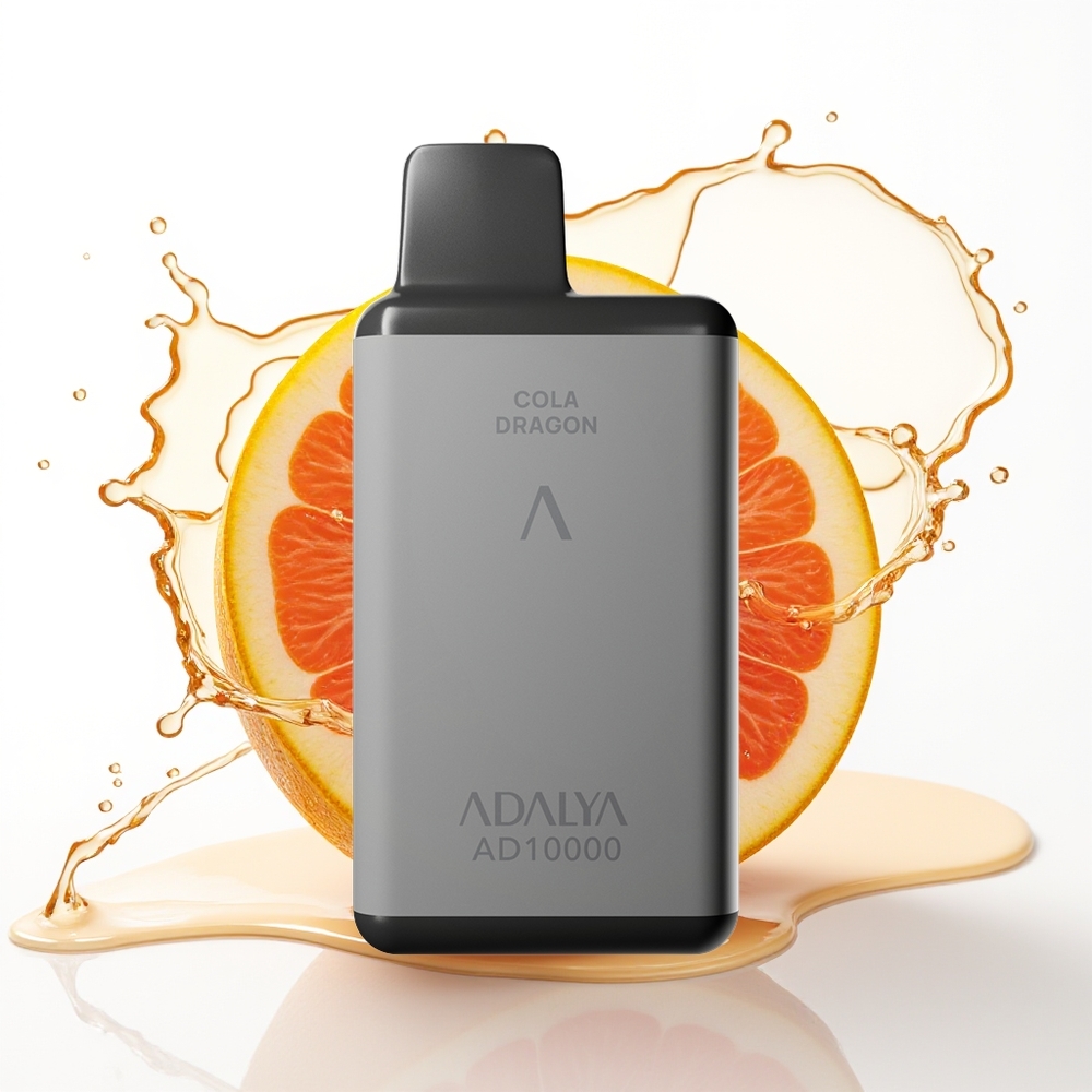 Adalya AD 10000 Puffs Lady Killer Prostor Siva USB-C Aluminij