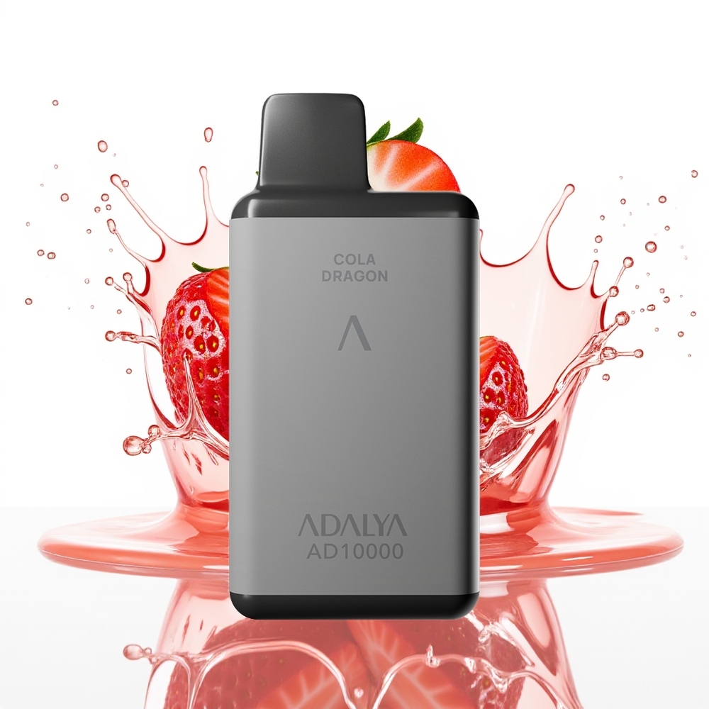 Adalya AD 10000 Puffs USB-C 650 mAh Enkratni Vape Jagoda Špric