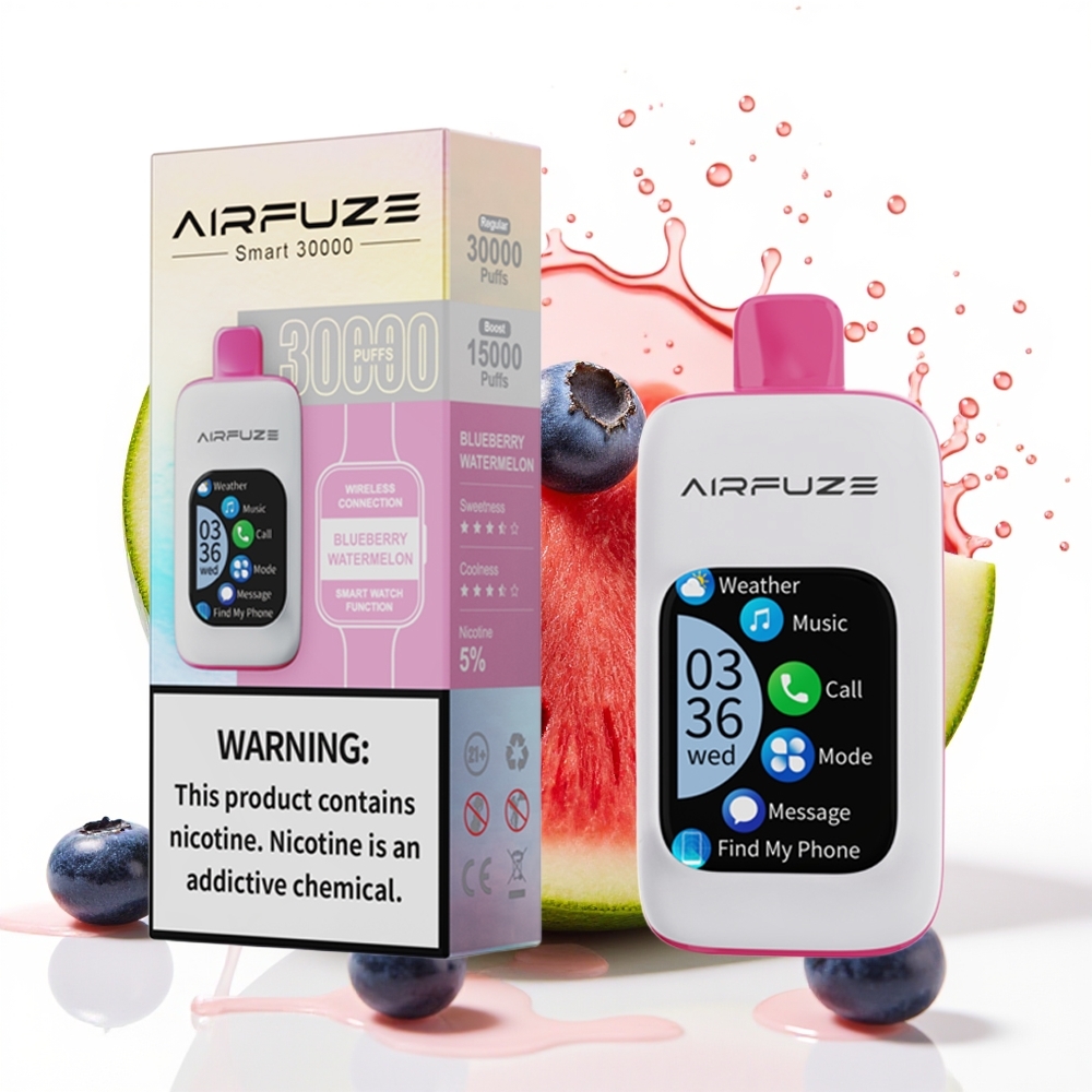 AirFuze Smart 30000 Puff 5% 900mAh Enkratna Vape Borovnica Lubenica