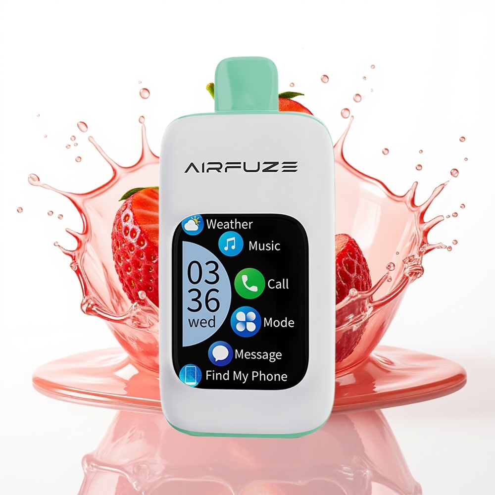 AirFuze Smart 30000 Puffs 5% 900mAh Enkratna E-jek Strawberry Poletje