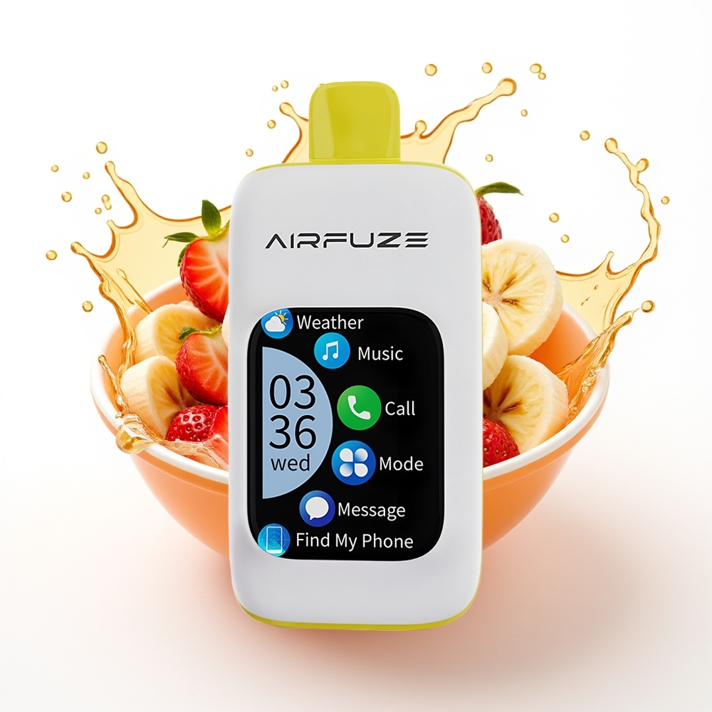 AirFuze Smart 30000 Puffs Enkratni Vape Jagoda Banana Tipka-C 900mAh