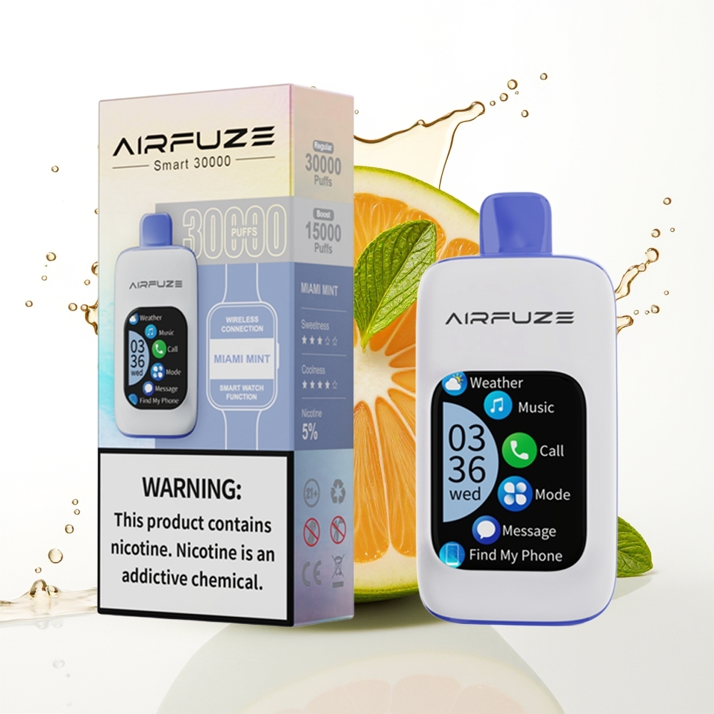 AirFuze Smart 30000 Puffs Enkratni Vape Miami Meta Type-C 900mAh