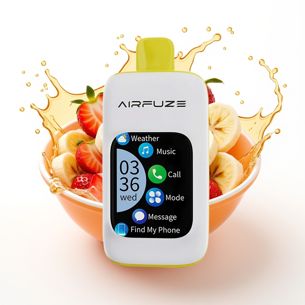 AirFuze Smart Pro 40000 Puffs Polnjenljiv Jagoda Banana