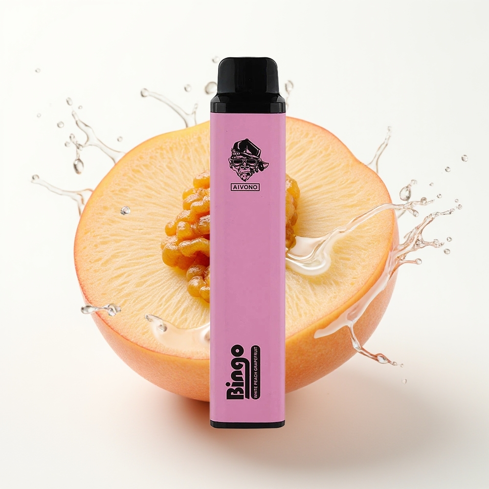Aivono Aim Bingo 4000 Puffs 10mL 1000mAh Beli Peach Grozdje Grenivka