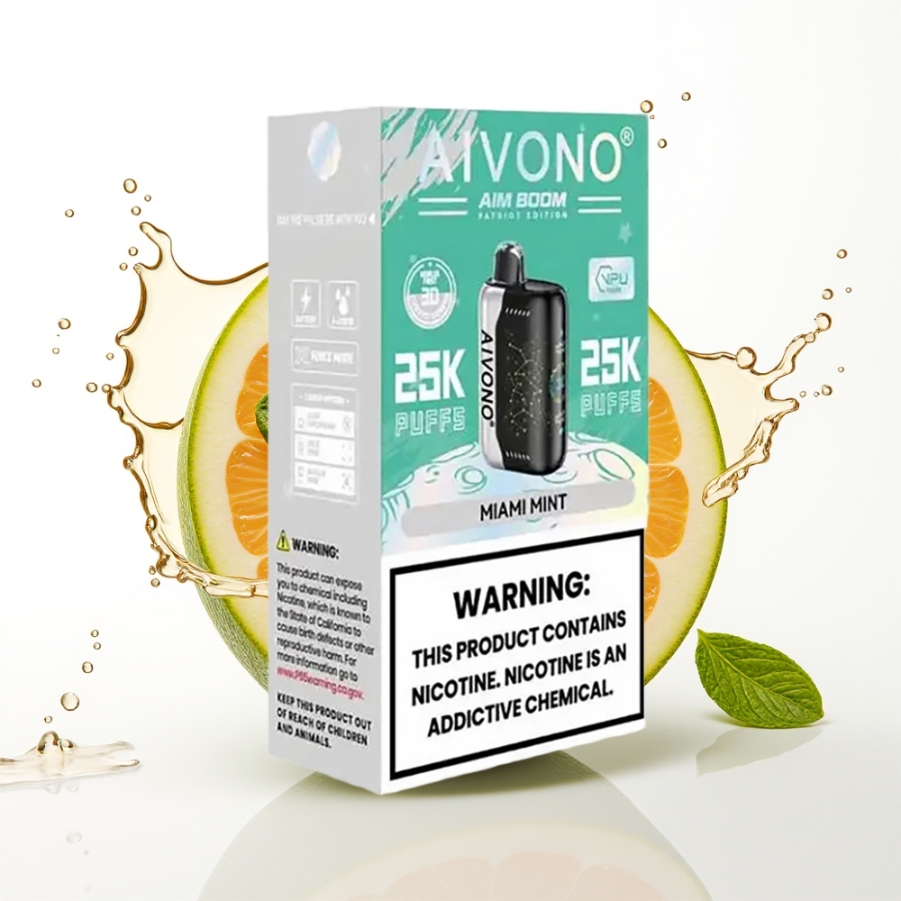 Aivono Aim Boom 25000 Puffs 28ml Miami Meta (Miami Meta)