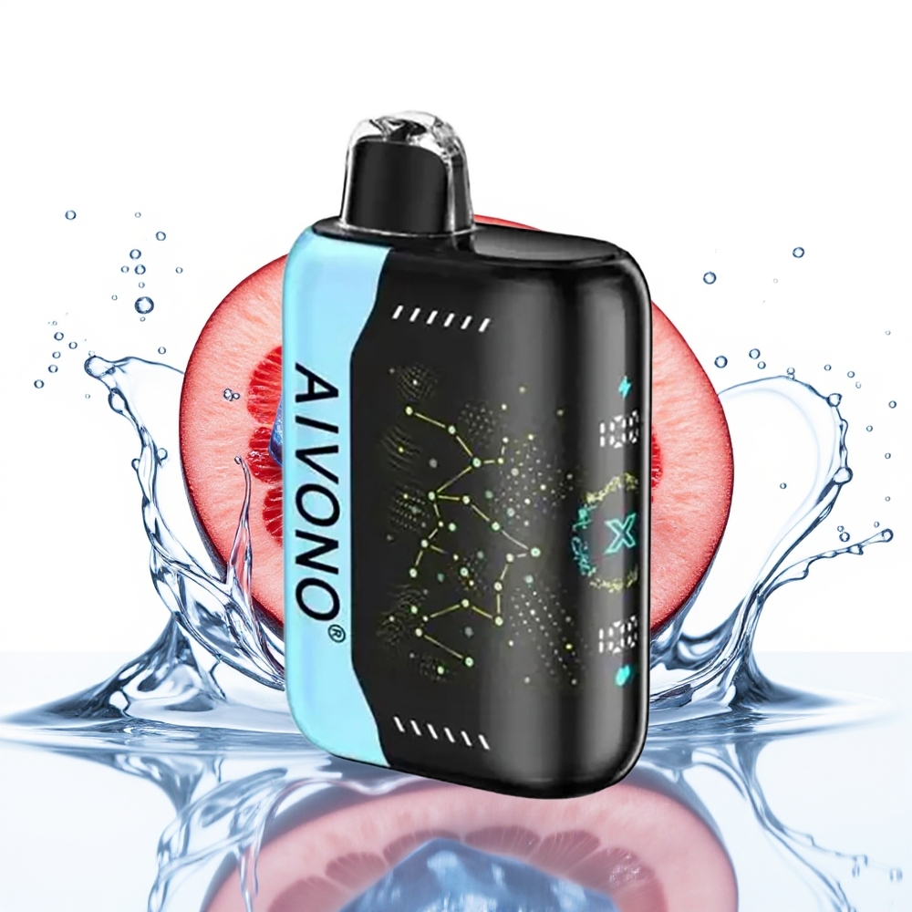 Aivono Aim Boom 25000 Puffs 28ml Modra Malina Led Enkratni Vape