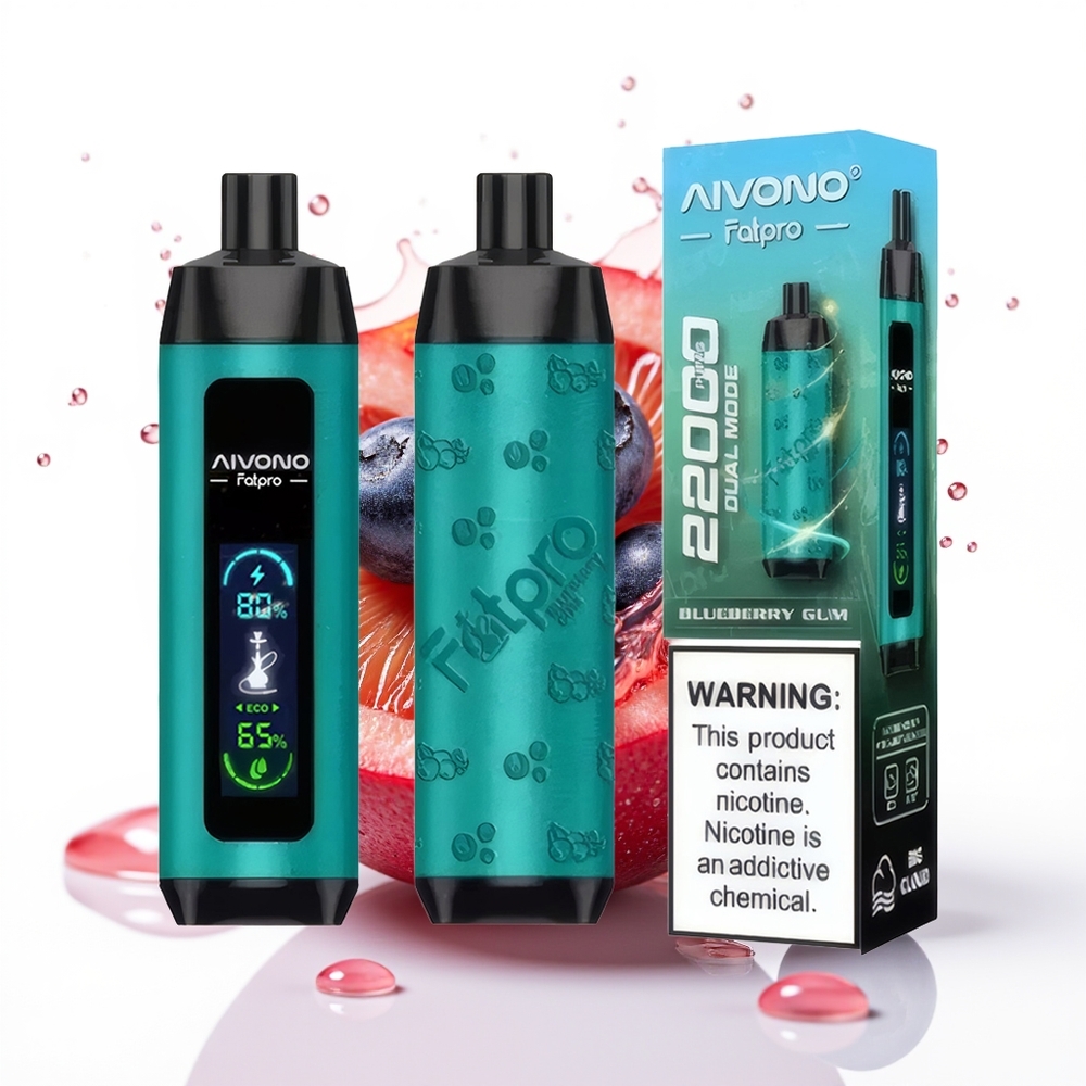 Aivono Aim Fatpro 22000 Puffs 28ml 0.6 ohm Mehurčna Naprava Borovnica