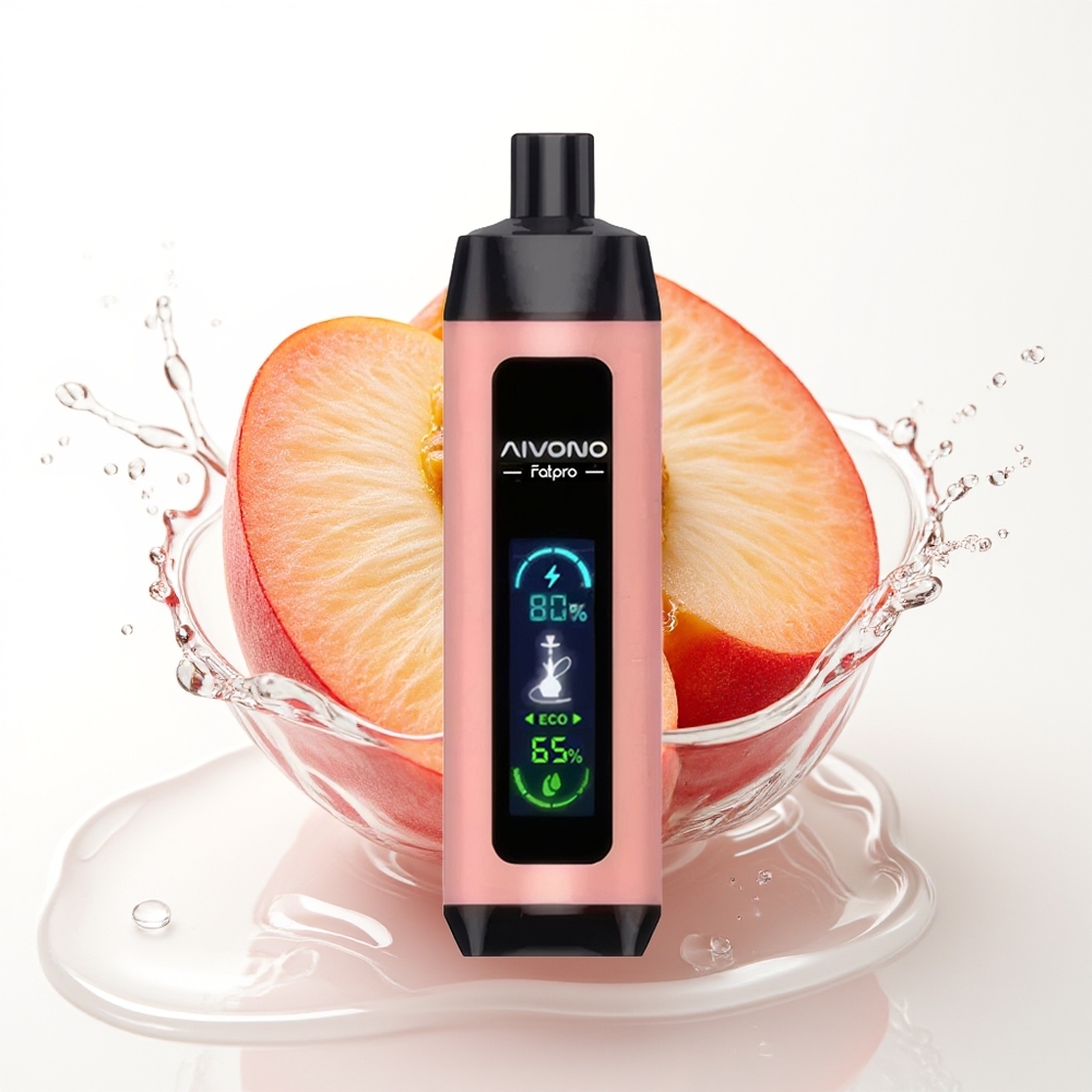 Aivono Aim Fatpro 22000 Puffs 28ml Rechargeable Breskvni Led Enkratni Vape