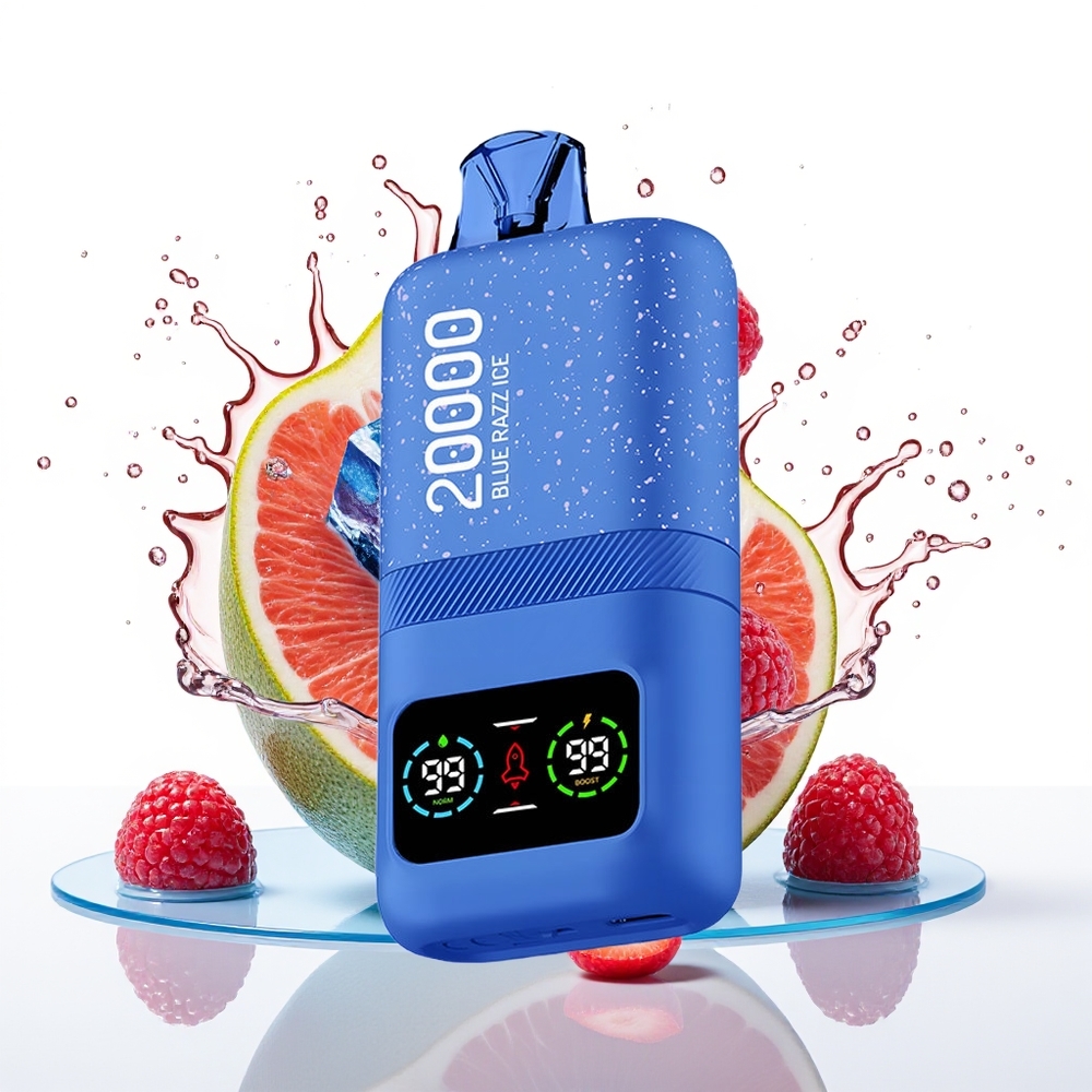 Aivono Aim Magic 20000 Puffs Dual Mesh LCD Modra Malina Led Enkratni Vape