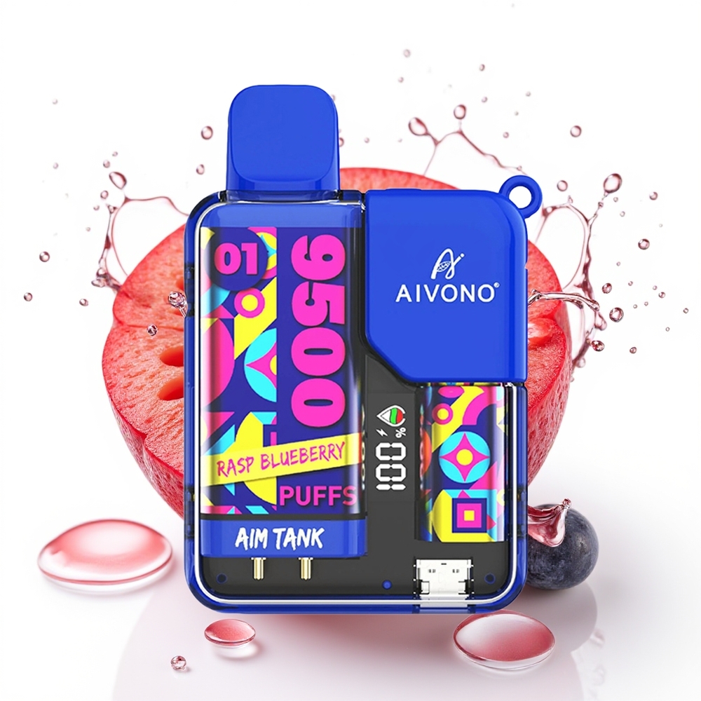 Aivono Aim Tank 9500 Puffs 18ml LCD Malina Borovnica