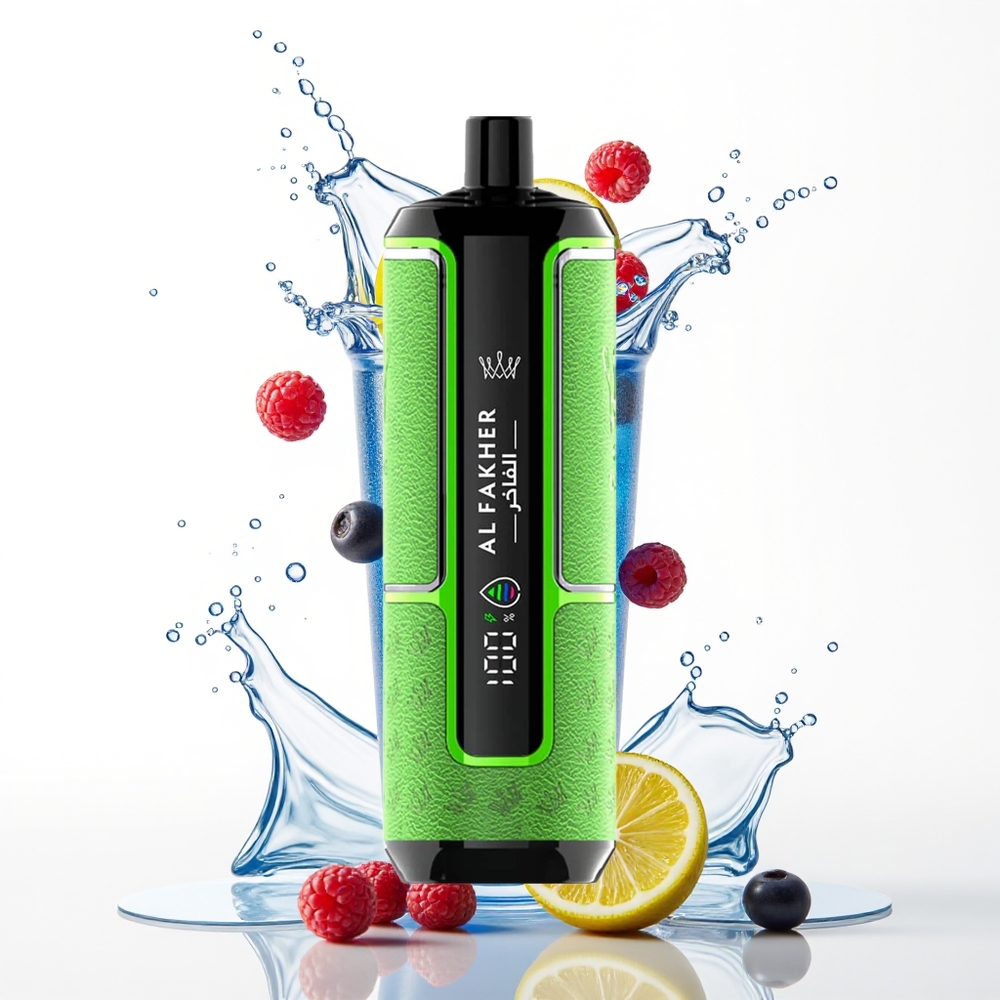 Al Fakher Crown Bar 15K Hypermax Enkratna E-cigareta 22ml 600mAh Modra Malina Limonada