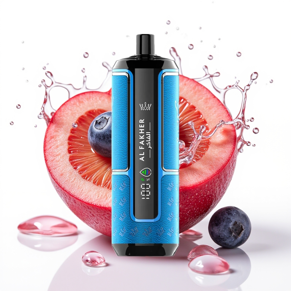 Al Fakher Crown Bar 15K Hypermax Enkratna Vape Kit Borovnica Gumi 22ml 600mAh