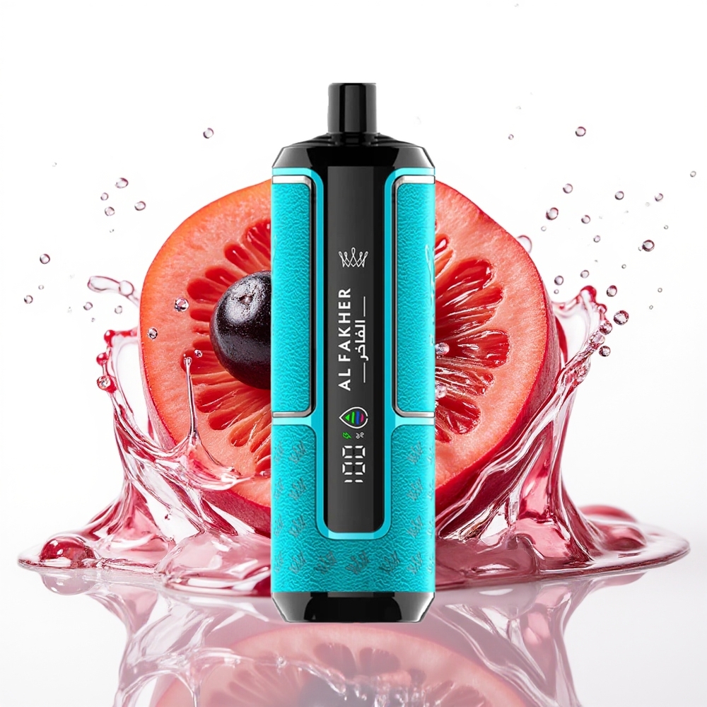 Al Fakher Crown Bar 15K Hypermax Enkratna Vape Kit Črni Ribez Leden z 22ml in 600mAh