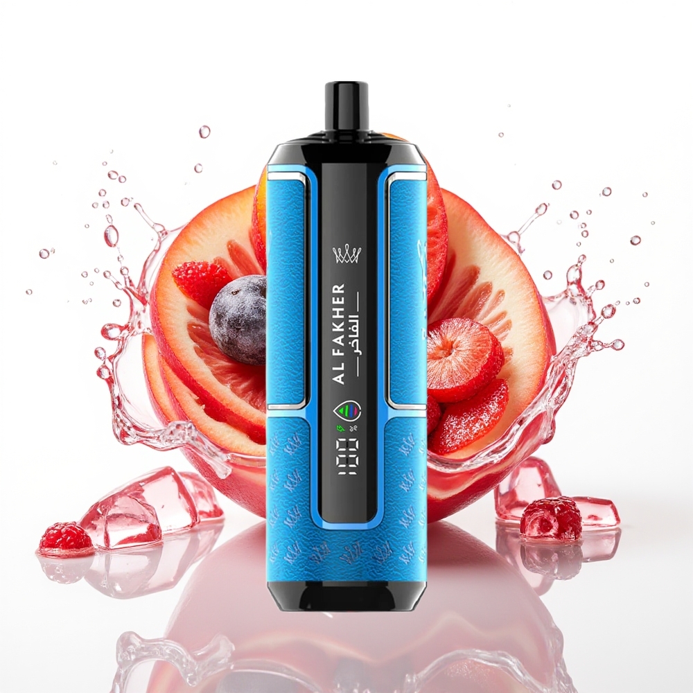 Al Fakher Crown Bar 15K Hypermax Enkratna Vape Naprava Jagoda Led 22ml 600mAh