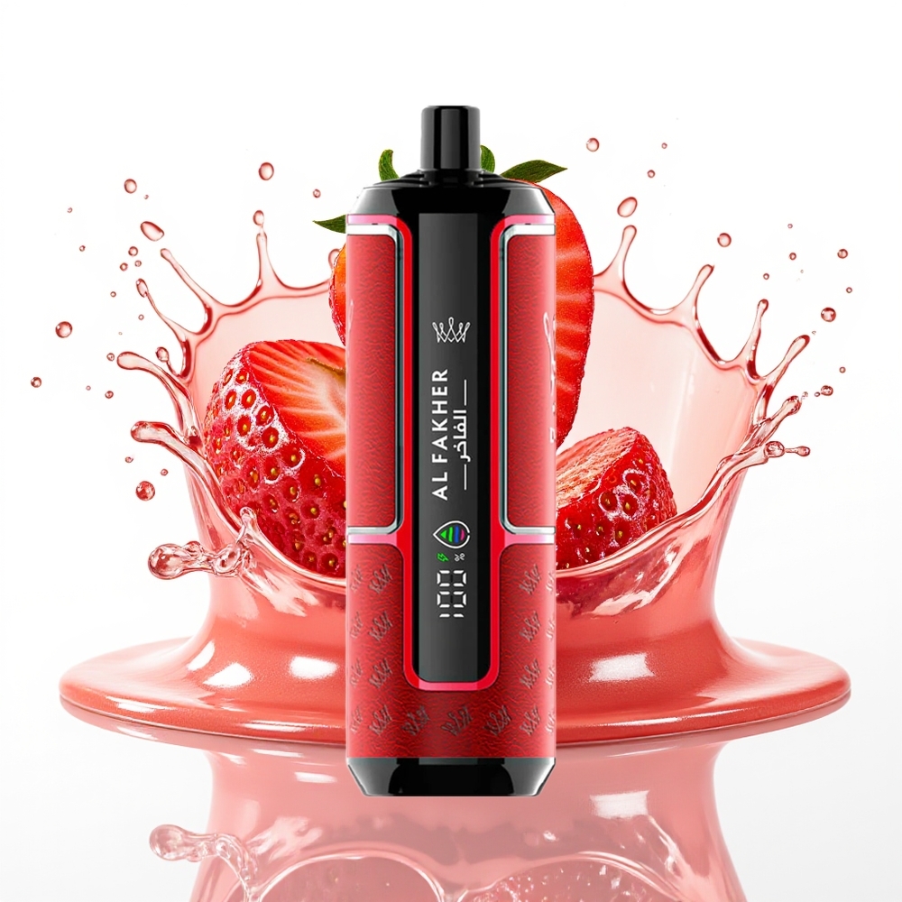 Al Fakher Crown Bar 15K Hypermax Enkratna Vape Naprava Jagodni Punč 22ml 600mAh