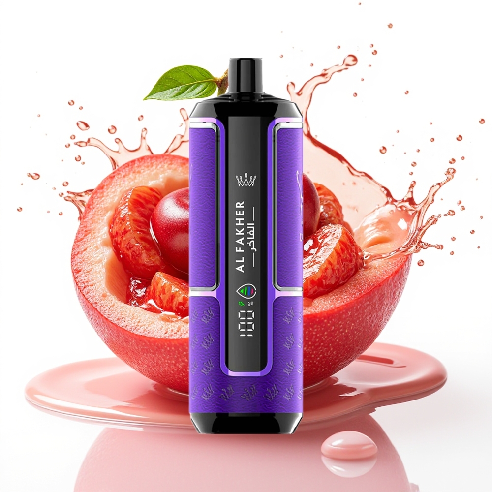 Al Fakher Crown Bar 15K Hypermax Enkratna Vape Naprava Češnjevi Praznik 22ml 600mAh