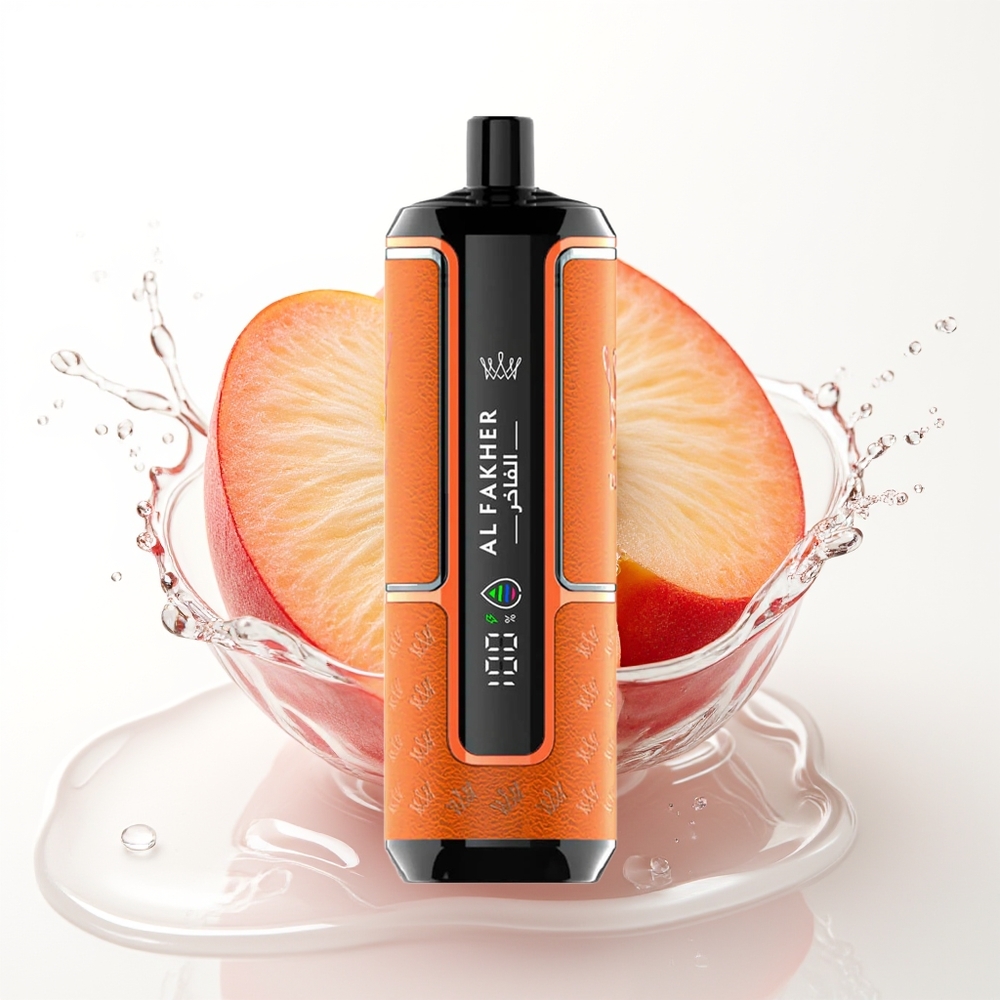 Al Fakher Crown Bar 15K Hypermax Prehodni Vape Peach Led