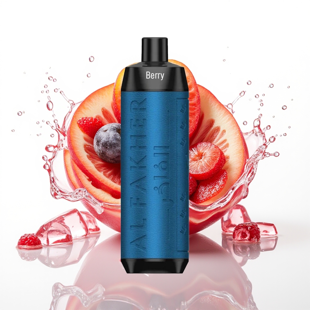 Al Fakher Crown Bar 8000 Crystal 18ml 8000 Puffs Enkratna Vape Jagoda Led