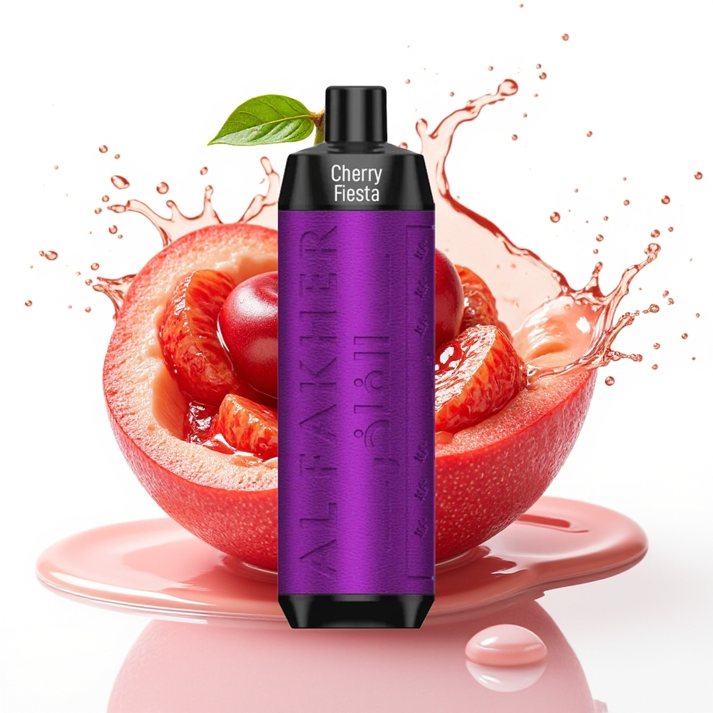 Al Fakher Crown Bar 8000 Crystal Enkratna Vapa Češnja Fiesta 18ml 8000 Pufov