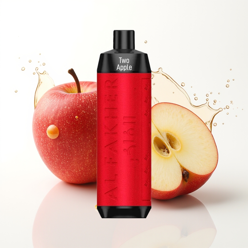 Al Fakher Crown Bar 8000 Crystal Enkratna Vape Dve Jabolki 18ml 8000 Puffov