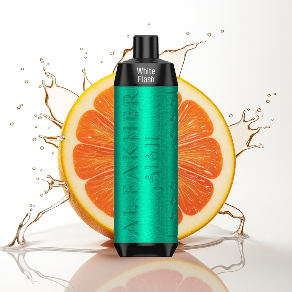 Al Fakher Crown Bar 8000 Crystal Enkratni Vape Beli Blisk 18ml 8000 Puffov