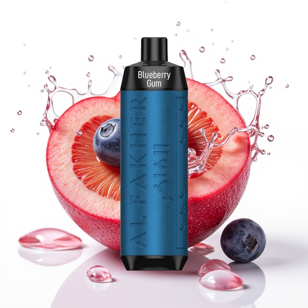 Al Fakher Crown Bar 8000 Crystal Enkratni Vape Borovnica Gumi z 18ml in 8000 Puffi