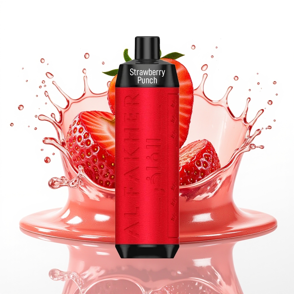 Al Fakher Crown Bar 8000 Crystal Enkratni Vape Jagodni Punch 18ml 8000 Puffs