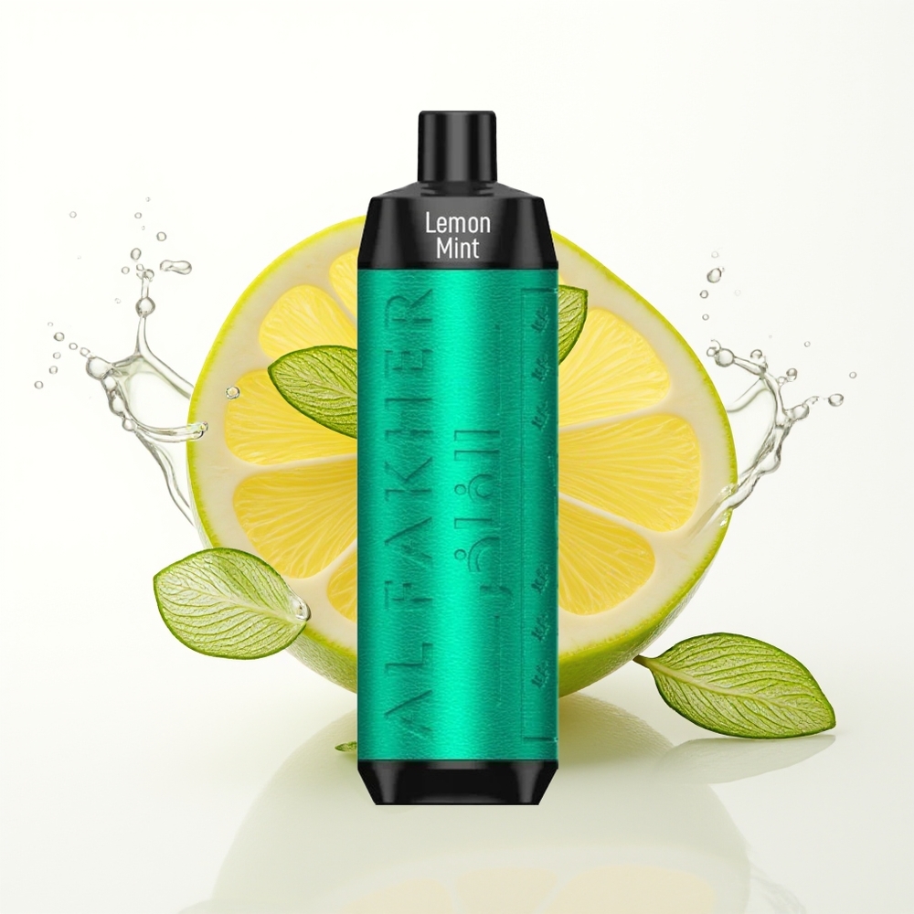 Al Fakher Crown Bar 8000 Crystal Enkratni Vape Limeta Meta 18ml 8000 Pufov