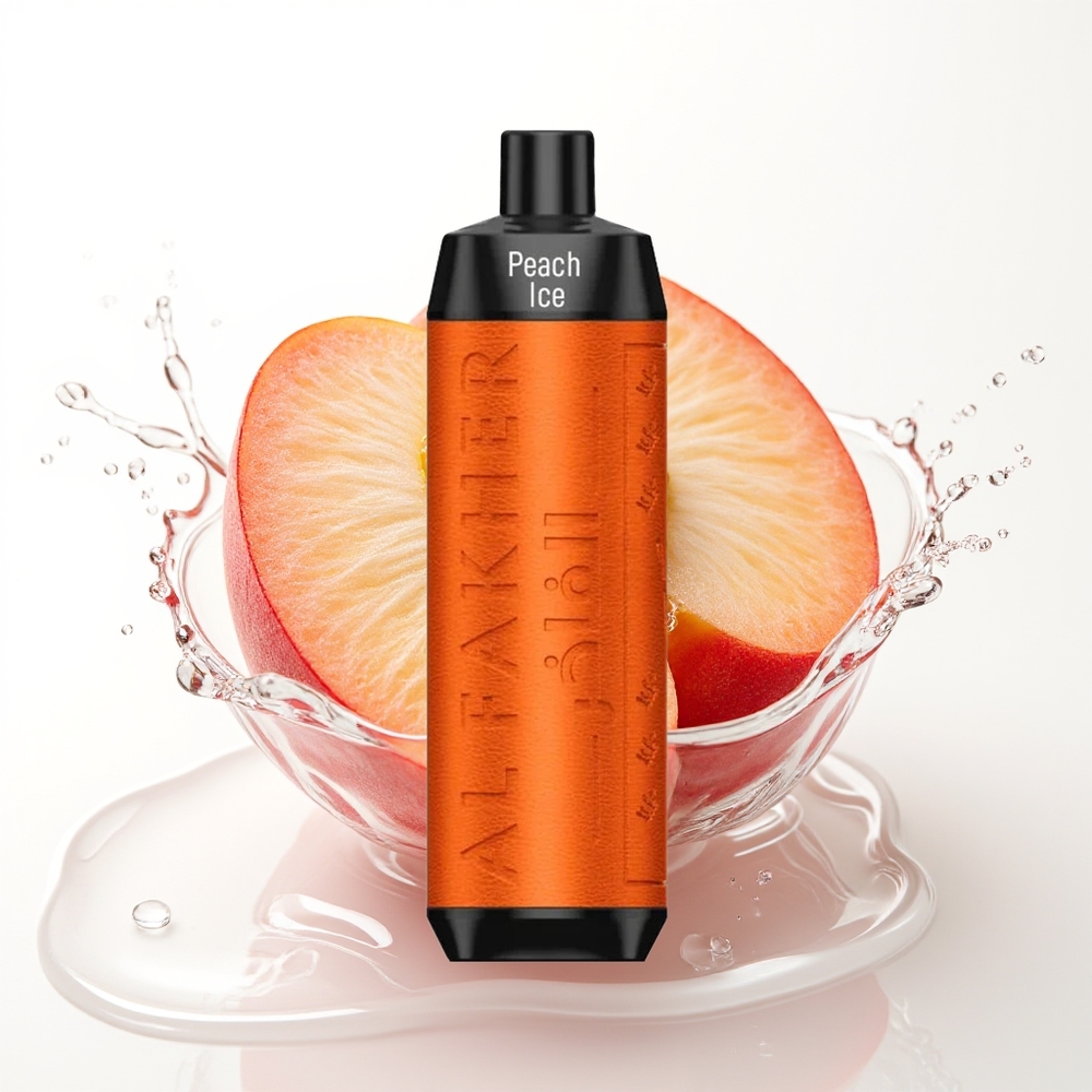 Al Fakher Crown Bar 8000 Crystal Enoraztežna E-pipica Breskev Led 18ml 8000 Puffov