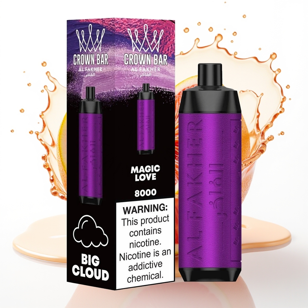 Al Fakher Crown Bar 8000 Crystal Magic Love 18ml 8000 Pufi