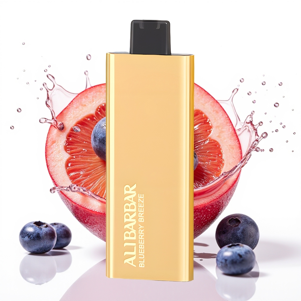 Alibarbar Pandora 7000 Pofov Enkratni Vape Borovnica Vetrič 17 ml