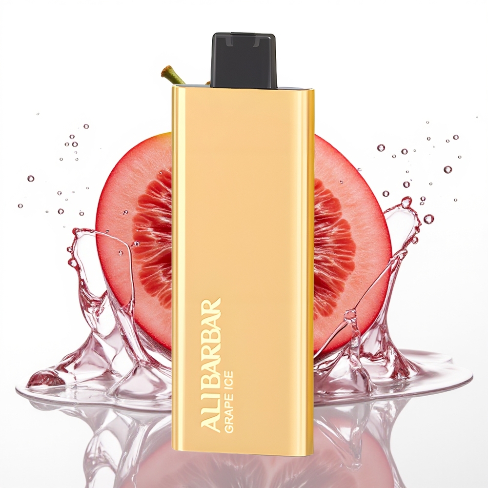 Alibarbar Pandora 7000 Pofov Enkratni Vape Grozdji Led 17 ml