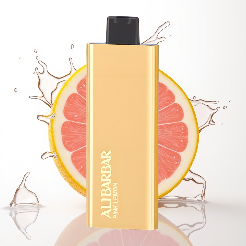 Alibarbar Pandora 7000 Pofov Enkratni Vape Roza Limona 17 ml