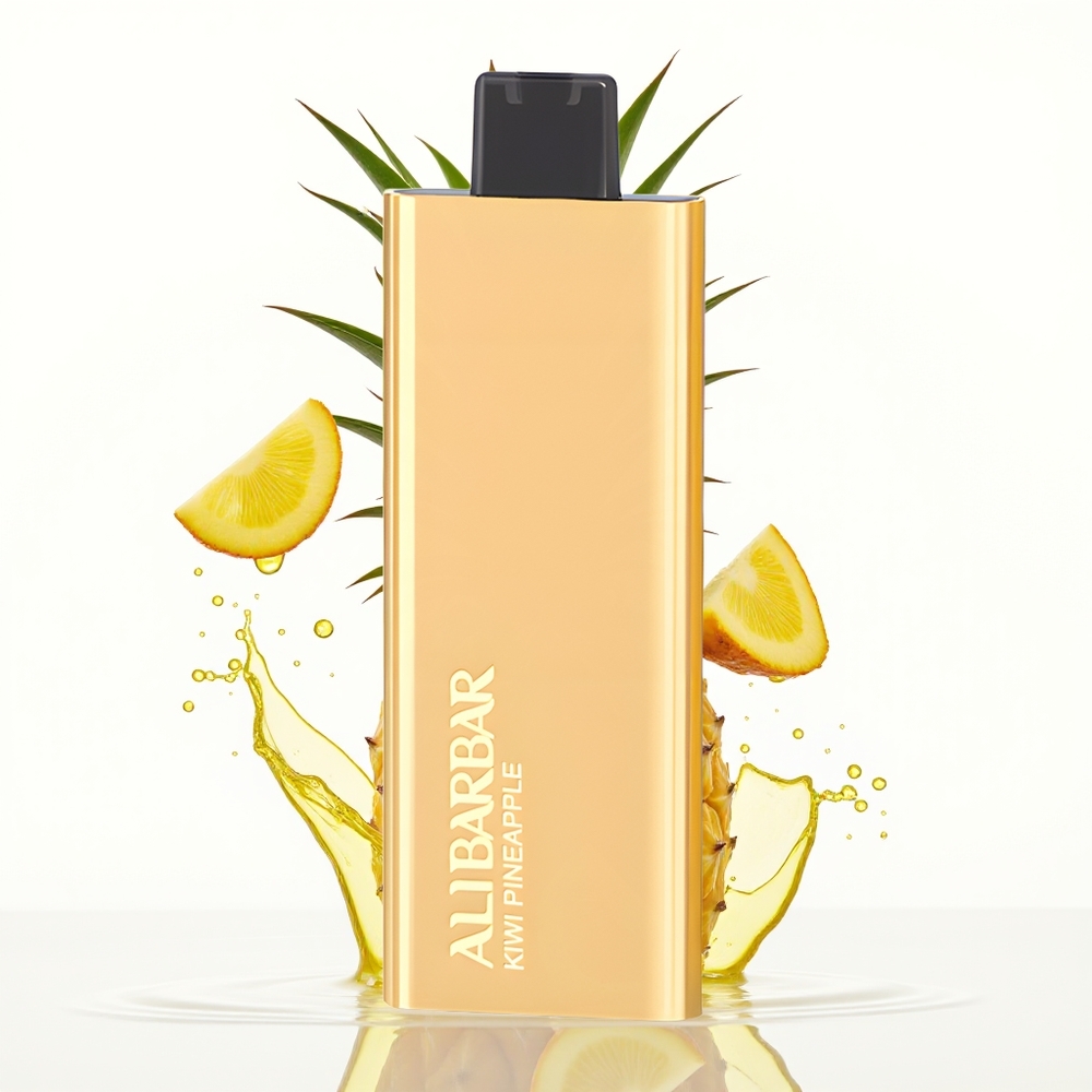 Alibarbar Pandora 7000 Puf Enkratni Vape Kivi Ananas 17 ml 1.0 Ohm