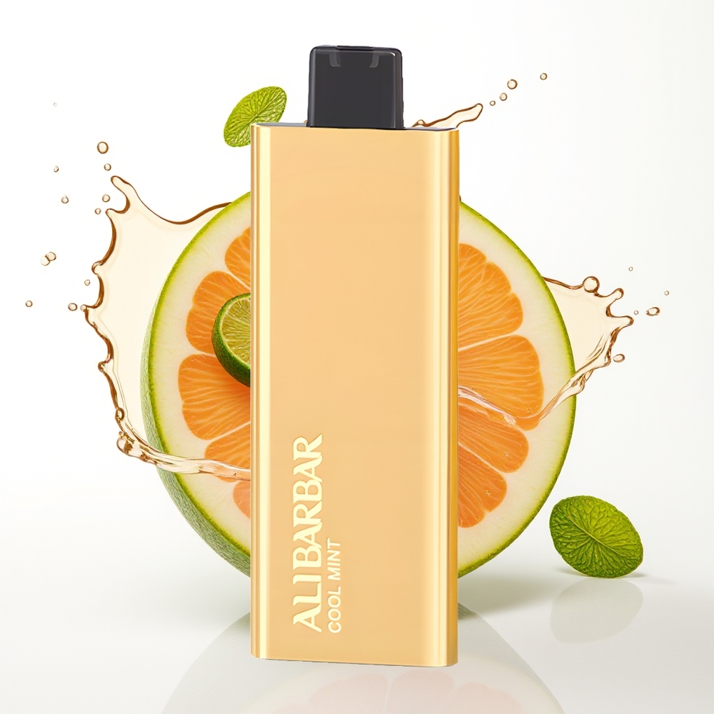 Alibarbar Pandora 7000 Puffs 17 ml Enkratni Vape Hladna Meta