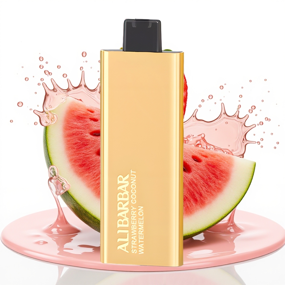 Alibarbar Pandora 7000 Puffs 17ml Enkratni Vape Jagoda Kokos Lubenica