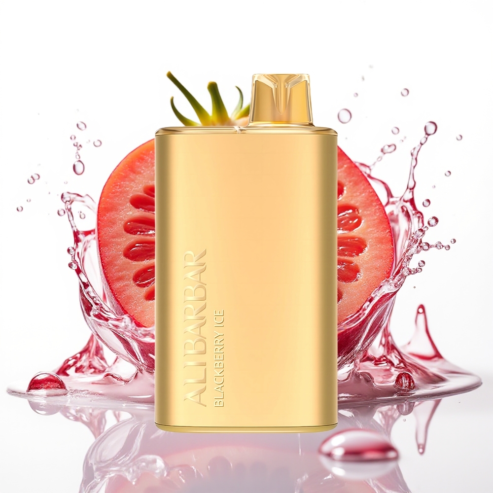 Alibarbar Rich 8000 20ml 2000mAh Enkratni Vape Borovnica Led