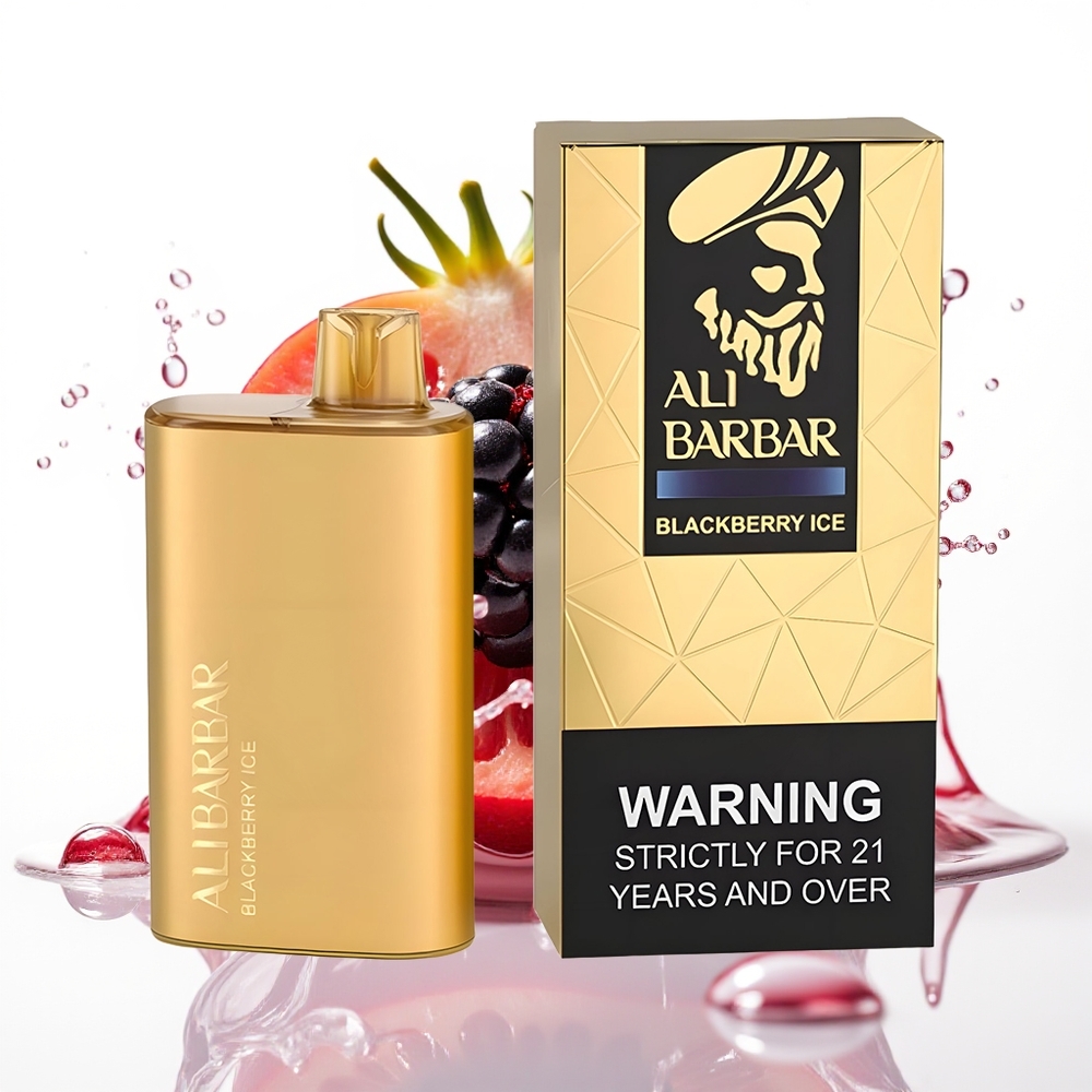 Alibarbar Rich 8000 20ml 2000mAh Enkratni Vape Borovnica Led