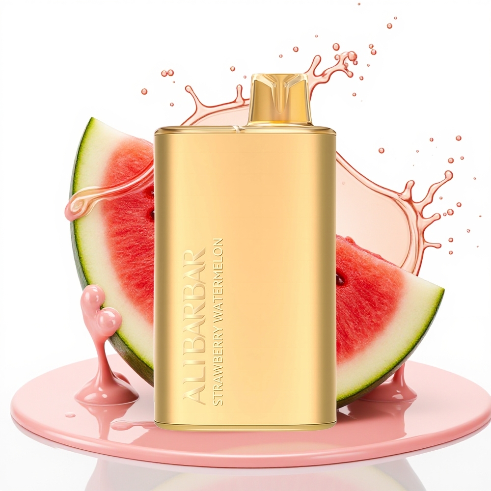 Alibarbar Rich 8000 Puffs 20ml 2000mAh Enkratna Vape Jagoda Lubenica