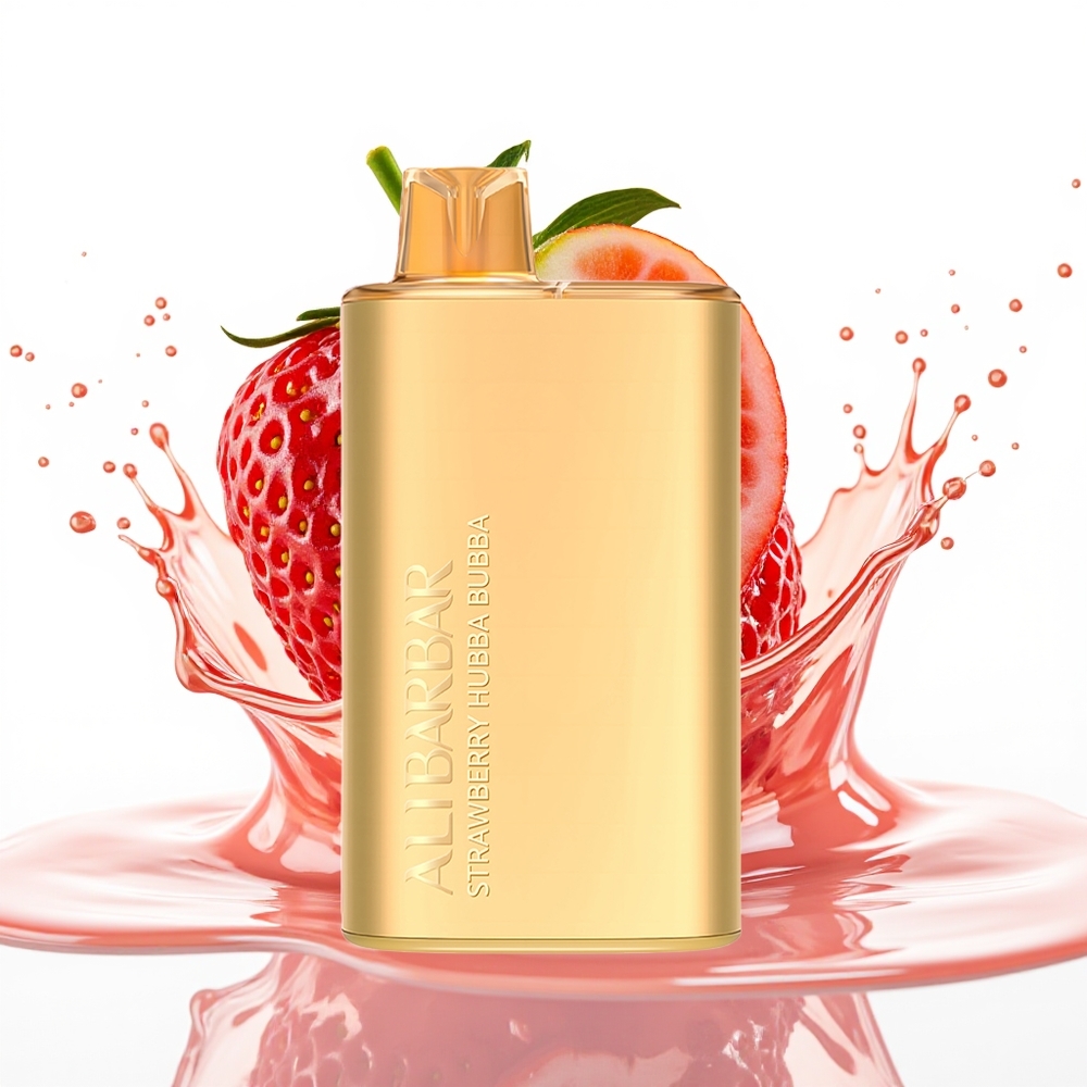 Alibarbar Rich 8000 Puffs 20ml 2000mAh Enkratni Vape Jagoda Hubba Bubba