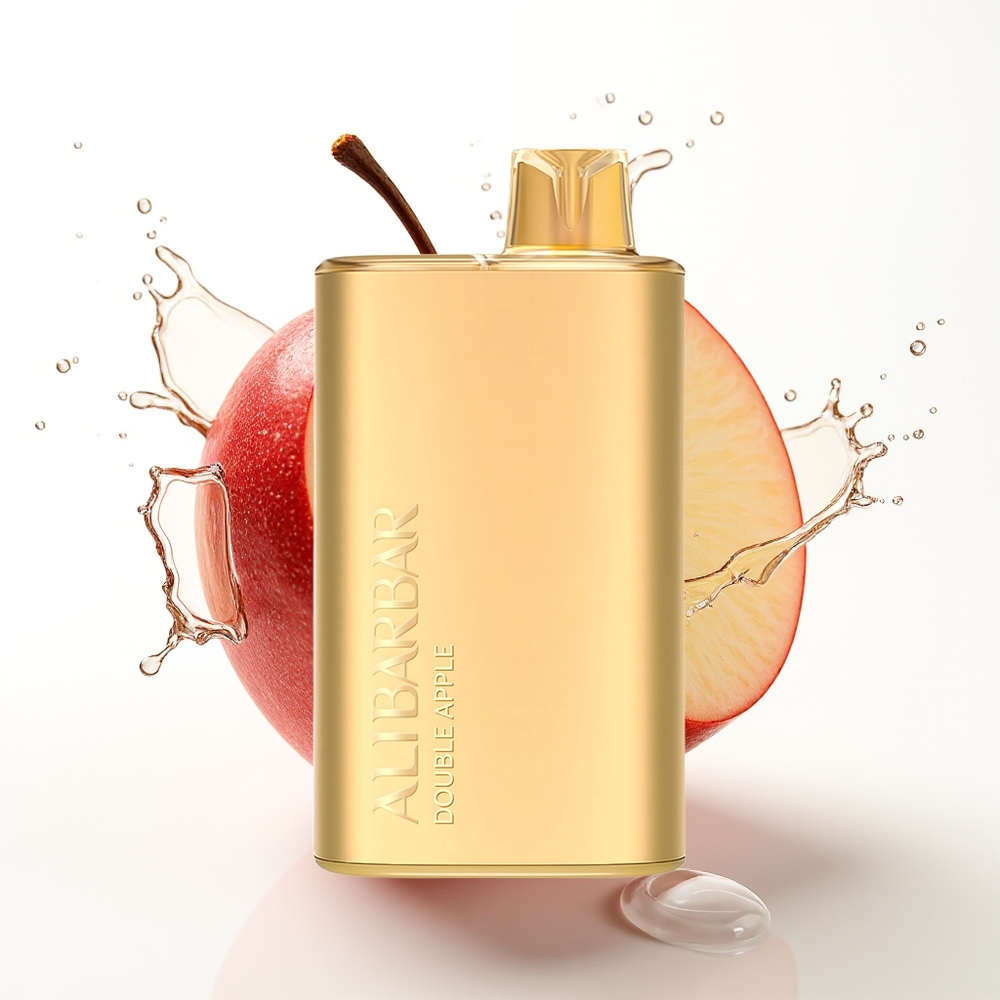 Alibarbar Rich 8000 Puffs Enkratni Vape Dvojno Jabolko 20ml 2000mAh