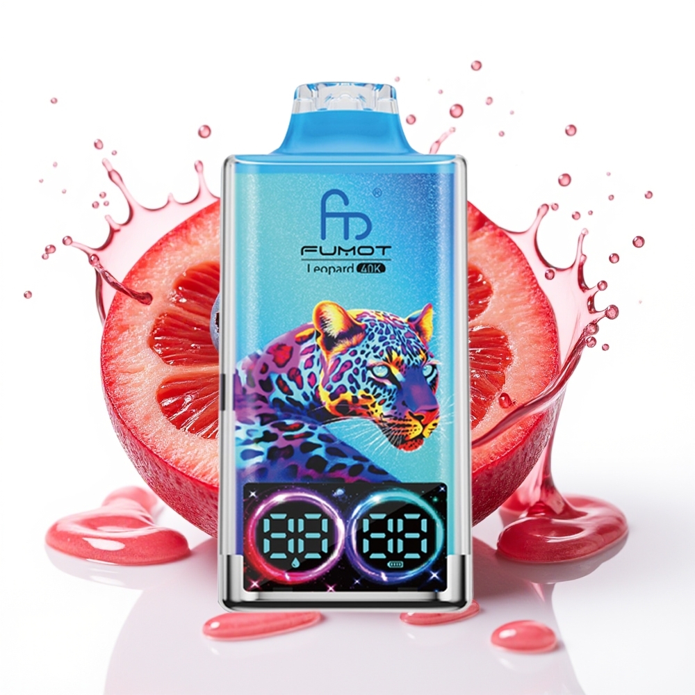 Fumot Leopard 40K Puffs 5% Dual Mesh Eno Malina Enkratni Vape