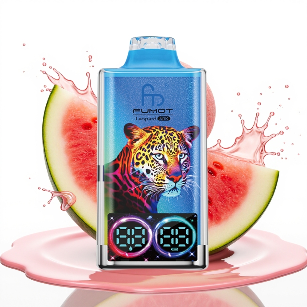 Fumot Leopard 40K Puffs 5% Nikotin Dual Mesh Enkratna Vape Lubenica Bubblegum