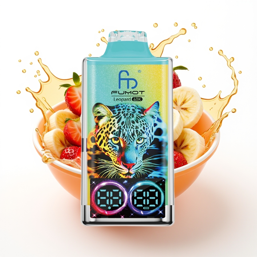 Fumot Leopard 40K Puffs Dual Mesh Eno Bananovo Jagodno